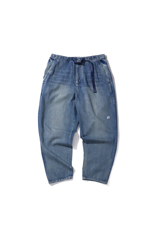 Washed Denim Pants